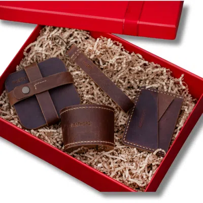 Leathere Women's Brown The Brooklyn Set