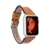 Leathere Women's Classic Caramel Brown Leather Apple Watch Band - Dallas In Brown
