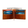 Leathere Women's Classic Leather Bifold Wallet - Light Brown - Los Angeles