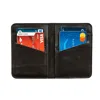 Leathere Women's Classic Leather Cardholder Wallet - Black - Berkeley