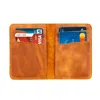 Leathere Women's Classic Leather Cardholder Wallet - Honey Tan - Berkeley
