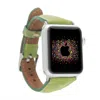 Leathere Women's Classic Lime Green Leather Apple Watch Band - Dallas In Green