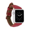 Leathere Women's Classic Red Leather Apple Watch Band - Dallas In Red