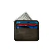 Leathere Women's Fine Leather Card Holder - Grey - Bellevue In Gray