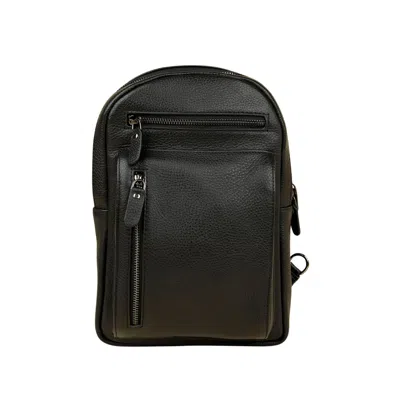 Leathere Women's Leather Sling Bag - Black - Marion