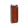 Leathere Women's Premium Leather Card Holder & Phone Case Combo - Rich Brown - Helena