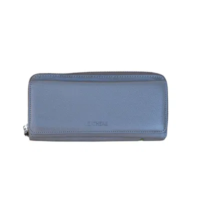 Leathere Women's Premium Multi-card Leather Wallet - Grey - Surprise