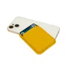 Leathere Women's Yellow / Orange Premium Leather Card Holder & Phone Case Combo - Yellow - Helena