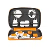 Leathere Yellow / Orange Leather Tech Organizer Case - Orange - Oslo