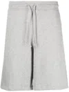 Leathersmith Of London Sweat Shorts In Grey