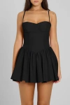 Leau Bellini Bustier Mini Dress In Black
