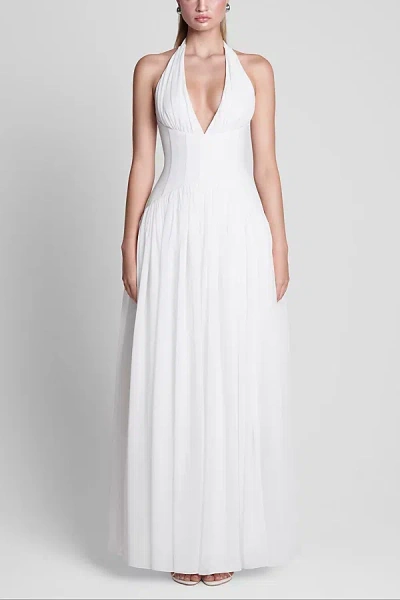 Leau Harlowe Corset Maxi Dress In Ivory, Women's At Urban Outfitters In White