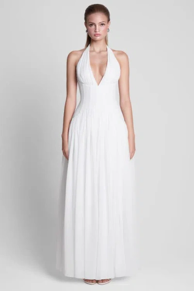 Leau Harlowe Corset Maxi Dress In White