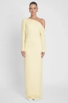 Leau Sola Slouchy Jersey Maxi Dress In Yellow