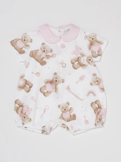 Lebebé Babies' Jumpsuit Jump Suit In Bianco-rosa