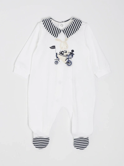 Lebebé Babies' Suits Suit In Bianco-blu