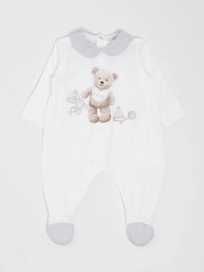 Lebebé Babies' Suits Suit In Bianco-grigio