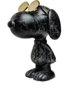 Leblon Delienne Black Marble Print Snoopy Figurine In Black
