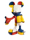 Leblon Delienne Mickey Welcome Mondrian Art Collection 1 In Blue