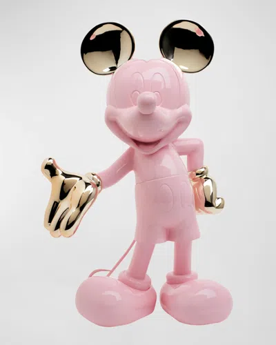 Leblon Delienne Mickey Welcome Figurine - Glossy Pastel Pink