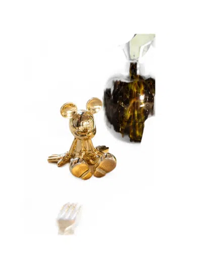 Leblon Delienne Sitting Mickey Figurine In Gold