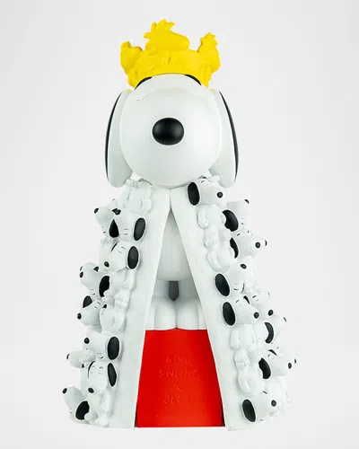 Leblon Delienne X Jean-charles De Castelbajac Limited Edition King Snoopy Medium Sculpture In Multi