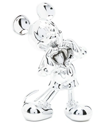 Leblon Delienne X Kelly Hoppen Silver-tone Mickey With Love 13cm Figurine In Silber