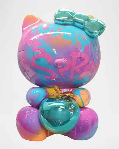 Leblon Delienne X Nasty Hello Kitty Graffiti Sculpture In Multi