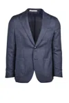 Lebole Tailored Jacket - Blue In Gray