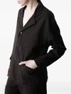 Lebor Gabala Oversized Notched-lapel Blazer In Blue