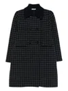 Lebor Gabala Plaid Coat In Blue