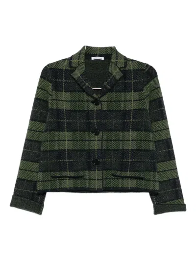 Lebor Gabala Plaid Cropped Jacket In Multi