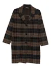 Lebor Gabala Plaid Jacket In Brown