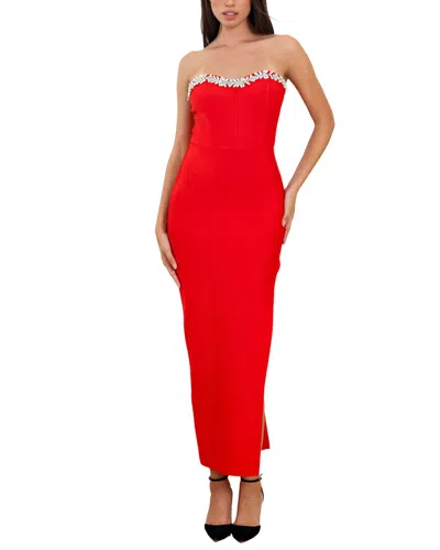 Lebrin Atelier Gown In Red