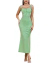 Lebrin Atelier Maxi Dress In Green