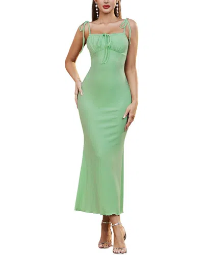 Lebrin Atelier Maxi Dress In Green