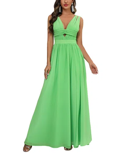 Lebrin Atelier Maxi Dress In Green