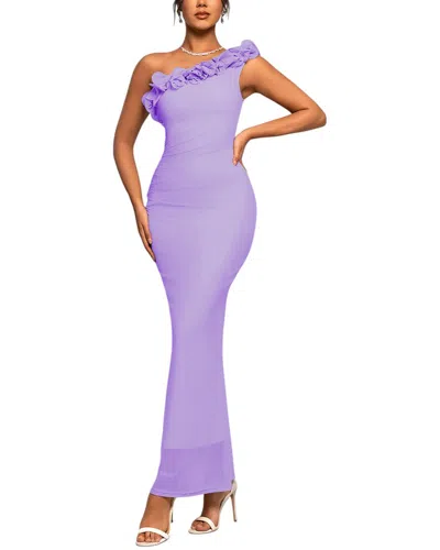 Lebrin Atelier Maxi Dress In Purple