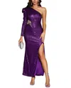 Lebrin Atelier Maxi Dress In Purple