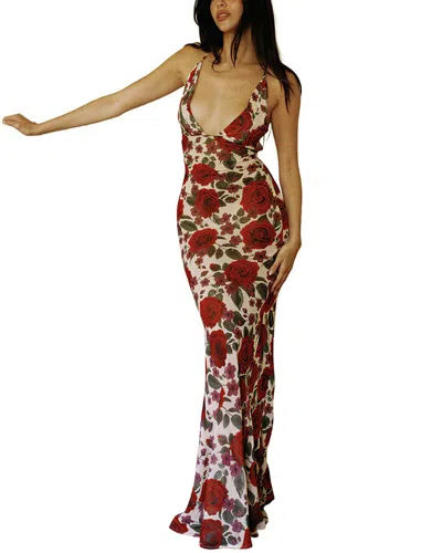 Lebrin Atelier Maxi Dress In Red