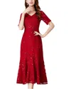 Lebrin Atelier Midi Dress In Red