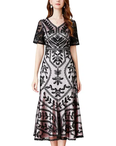 Lebrin Atelier Midi Dress In Black
