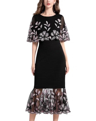 Lebrin Atelier Midi Dress In Black