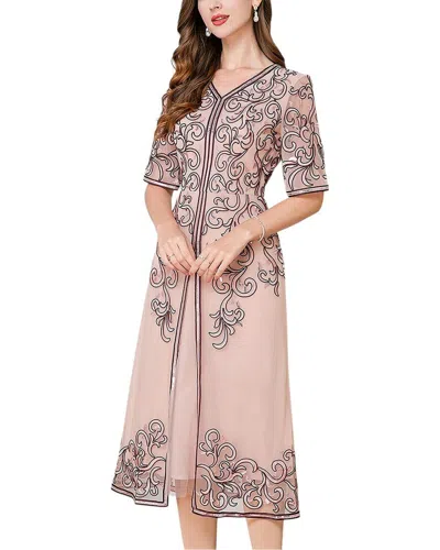 Lebrin Atelier Midi Dress In Neutral