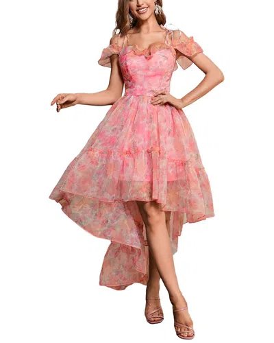 Lebrin Atelier Midi Dress In Pink