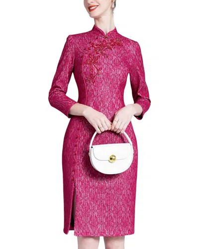 Lebrin Atelier Mini Dress In Pink