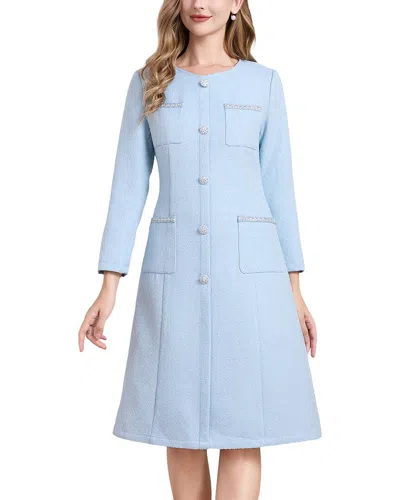 Lebrin Atelier Mini Dress In Blue