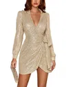 Lebrin Atelier Mini Dress In Gold