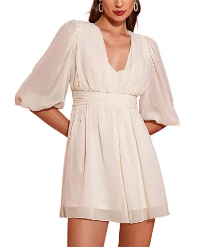 Lebrin Atelier Mini Dress In Neutral