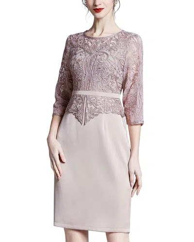Lebrin Atelier Mini Dress In Pink